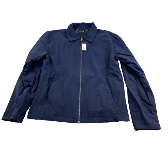 Joe's Jeans Men's Zip Front Navy Nylon Mechanic's Jacket Sz M NWT - Picture 1 of 8